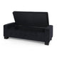Kera Storage Ottoman Bench | Dark Blue Fabric | Lift Top | 50’’ BM335364