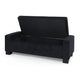 Kera Storage Ottoman Bench | Dark Blue Fabric | Lift Top | 50"