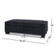 Kera Storage Ottoman Bench | Dark Blue Fabric | Lift Top | 50’’ BM335364