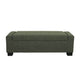 Kera Storage Ottoman Bench | Dark Green Fabric | Lift Top | 50"