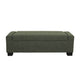 Kera Storage Ottoman Bench | Dark Green Fabric | Lift Top | 50’’ BM335366