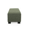 Kera Storage Ottoman Bench | Dark Green Fabric | Lift Top | 50"