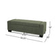 Kera Storage Ottoman Bench | Dark Green Fabric | Lift Top | 50’’ BM335366