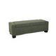Kera Storage Ottoman Bench | Dark Green Fabric | Lift Top | 50"
