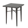 Outdoor Bar Table | 33’’ Square Top | Dark Brown Rattan Woven BM335384