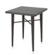 Outdoor Bar Table | 33’’ Square Top | Dark Brown Rattan Woven BM335384