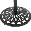 Outdoor Bar Table | 35" Round Carved Top | Antique Bronze Aluminum