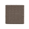 Outdoor Barstool Set of 2 | Industrial Style Dark Brown Rattan Woven