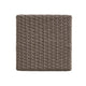 Outdoor Barstool Set of 2 | Industrial Style Dark Brown Rattan Woven
