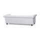 Chis Sofa | Deep Chesterfield Tufted White Faux Leather | 83’’ BM335398