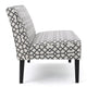 Xen Loveseat | Uniuque Gray and White Pattern Polyester | 50’’ BM335411