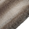 Tini 50x60 Throw Blanket | Rich Brown Faux Fur | One Sided Design