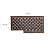 Ami Chaise Lounger | Tufted Dark Brown Faux Leather | Wood | 70’’ BM335426