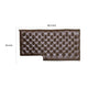 Ami Chaise Lounger | Tufted Dark Brown Faux Leather | Wood | 70’’ BM335426