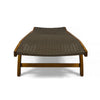 Benna Outdoor Chaise Lounger Set of 2 | Pull-Out Tray | Brown 79"
