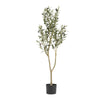 Vina Artificial Olive Tree, Realistic Green Silk Leaves, 47 Inch