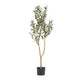 Vina Artificial Olive Tree, Realistic Green Silk Leaves, 47 Inch