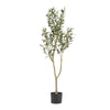 Vina Artificial Olive Tree Realistic Green Silk Leaves 47 Inch