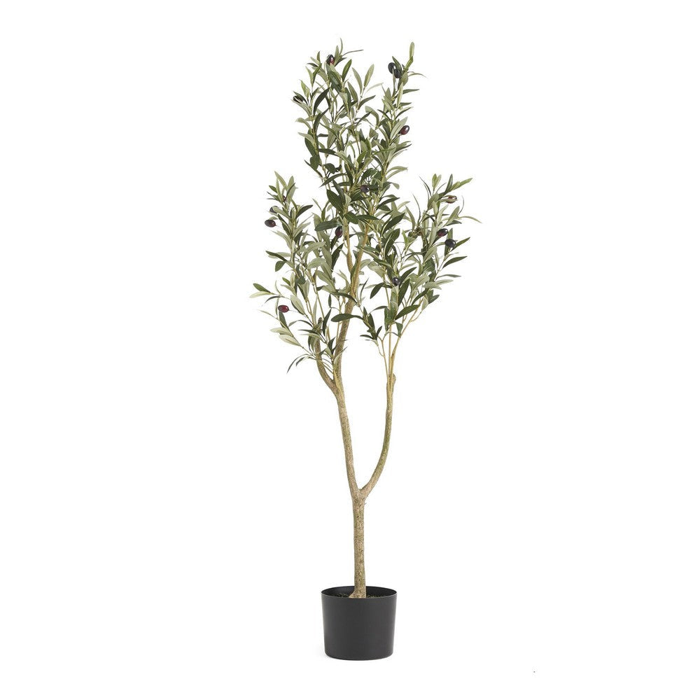 Vina Artificial Olive Tree Realistic Green Silk Leaves 47 Inch