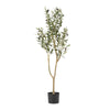 Vina Artificial Olive Tree, Realistic Green Silk Leaves, 47 Inch
