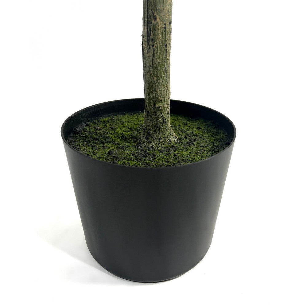 Vina Artificial Olive Tree, Realistic Green Silk Leaves, 59"