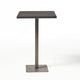 Outdoor Square Bar Table | Brown Multi Rattan | Metal Frame