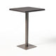 Outdoor Square Bar Table | Brown Multi Rattan | Metal Frame