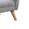 Aelia Kids Size Sofa Chair | Wood Legs | Gray Tufted Chenille 29’’ BM335482