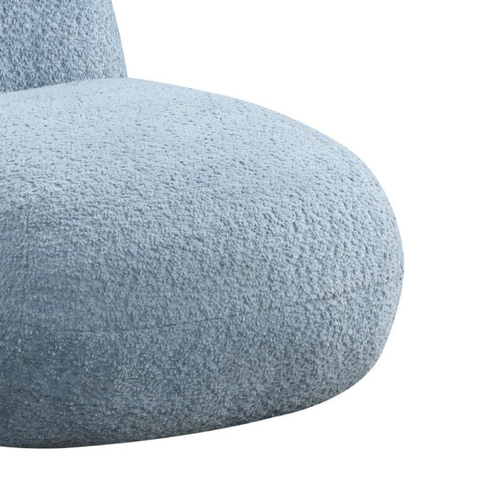 Wesie Deer Shaped Kids Chair | Sculpted Ear n Antlers | Blue Chenille BM335483