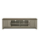 Nena TV Stand Cabinet | 2 Cabinet Doors | Brown Wood Top | Oak Gray BM335499