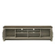 Nena TV Stand Cabinet | 2 Cabinet Doors | Brown Wood Top | Oak Gray BM335499