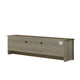 Nena TV Stand Cabinet | 2 Cabinet Doors | Brown Wood Top | Oak Gray BM335499