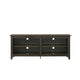 Trove TV Stand Media Cabinet w Open Shelves | Dusty Oak Brown 58’’ BM335507
