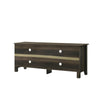 Trove TV Stand Media Cabinet w Open Shelves | Dusty Oak Brown 58’’ BM335507