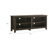 Trove TV Stand Media Cabinet w Open Shelves | Dusty Oak Brown 58’’ BM335507