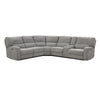 Tonie Power Recliner Sectional Sofa | Cupholders Gray Chenille 114’’ BM335508