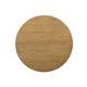 Bili 7pc Round Dining Table Set w 6 Beiige Chairs | Brown Solid Wood