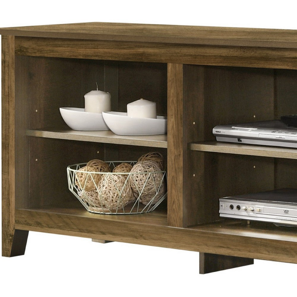 Nitto TV Stand Media Cabinet | Adjustable Shelves | Oak Brown 70’’ BM335521