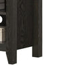 Nitto TV Stand Media Cabinet | Adjustable Open Shelf | Dark Gray 70’’ BM335522