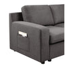 Cas Left Facing 7 Seater U Shaped Sectional Sofa Chaise | Gray Linen BM335543