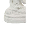 Enlightened Meditating Divine Buddha Statue | White Resin | 14’’ BM335561