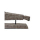 Reclining Buddha Sculpture on Stand | Rustic Gray Resin Finish | 23’’ BM335563