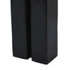 Modern Decorative Arch Sculpture in Matte Black Solid Marble | 8’’ BM335575