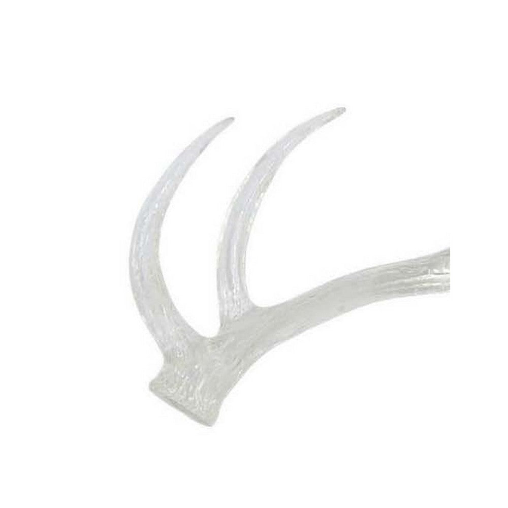 Decorative Antler Sculpture | Rustic Accent Rustic | 23’’ Clear Resin BM335581