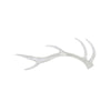 Decorative Antler Sculpture | Rustic Accent Rustic | 23" Clear Resin