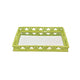 Aeny Accessory Tray with Mirror | 20’’ | Bamboo Look Lime Green Resin BM335587