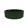 Limy Large Accessory Bowl | 14’’ Textured | Dark Green Glazed Ceramic BM335590