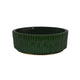 Limy Large Accessory Bowl | 14’’ Textured | Dark Green Glazed Ceramic BM335590