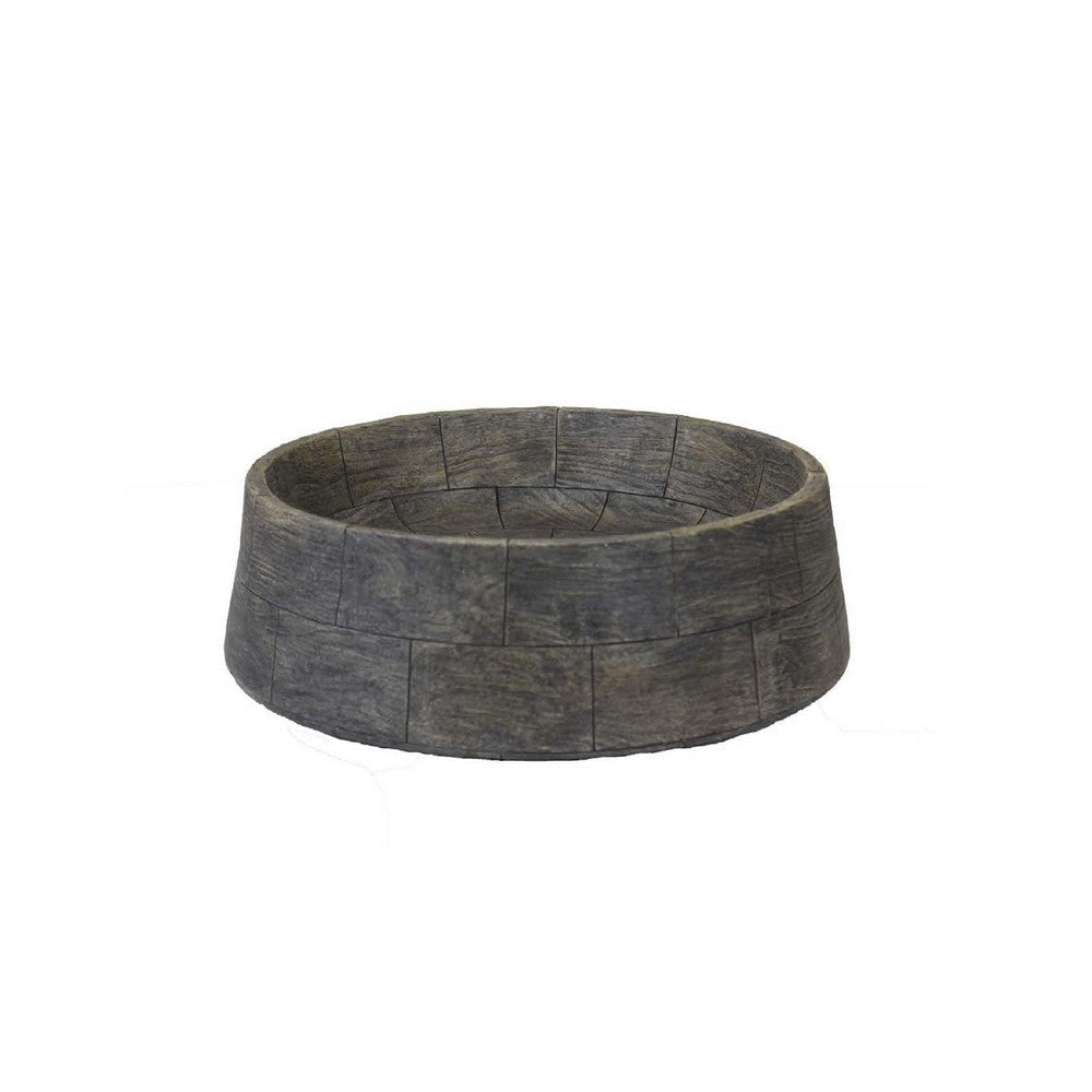 Rimy Large Accessory Bowl | 14’’ Charcoal Black and Gray Resin BM335596