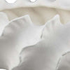 Velz Decorative Planter | 16’’ Wavy Edge | Matte White Ceramic BM335608